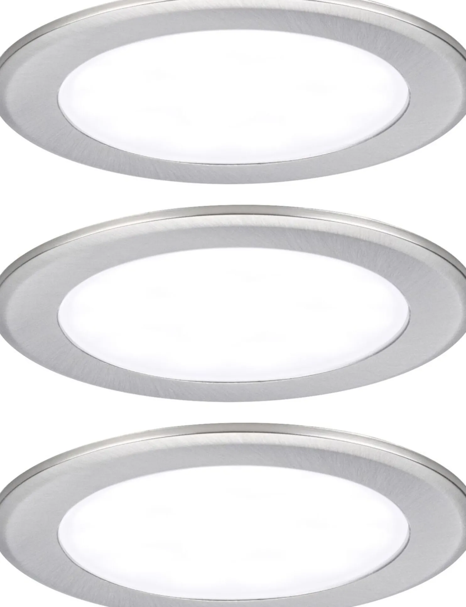 LED-kalustevalaisin Paulmann Ø65mm upotettava 2.5W 180lm, 3kpl/pkt, eri vaihtoehtoja
