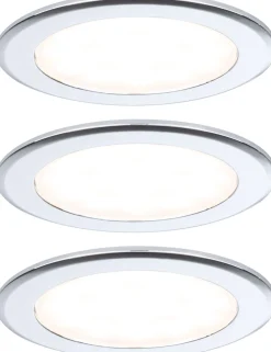 LED-kalustevalaisin Paulmann Ø65mm upotettava 2.5W 180lm, 3kpl/pkt, eri vaihtoehtoja