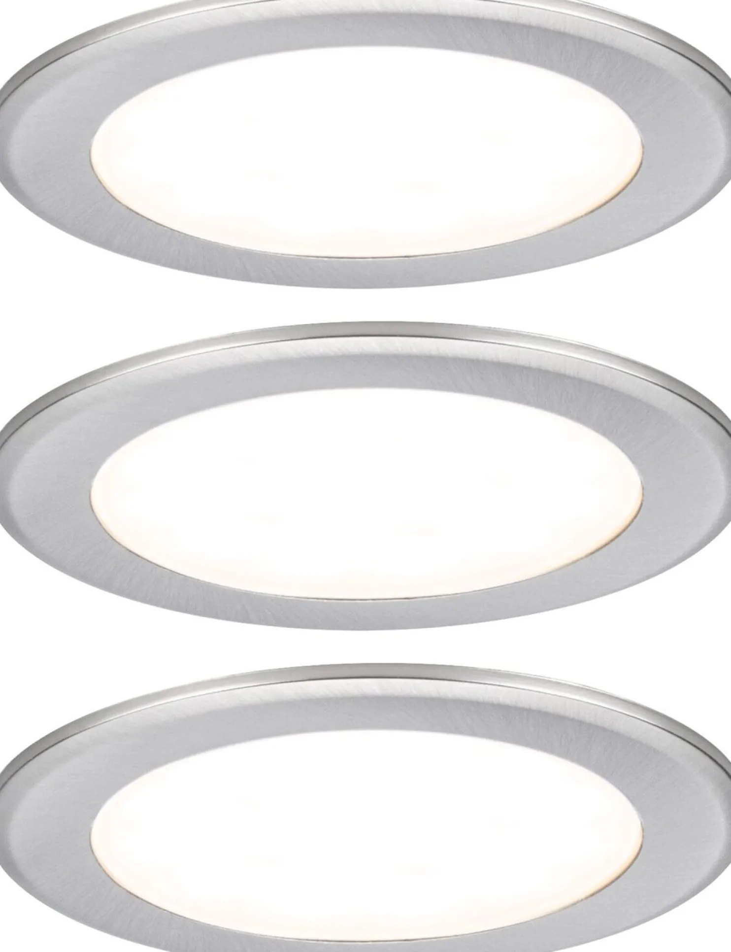 LED-kalustevalaisin Paulmann Ø65mm upotettava 2.5W 180lm, 3kpl/pkt, eri vaihtoehtoja