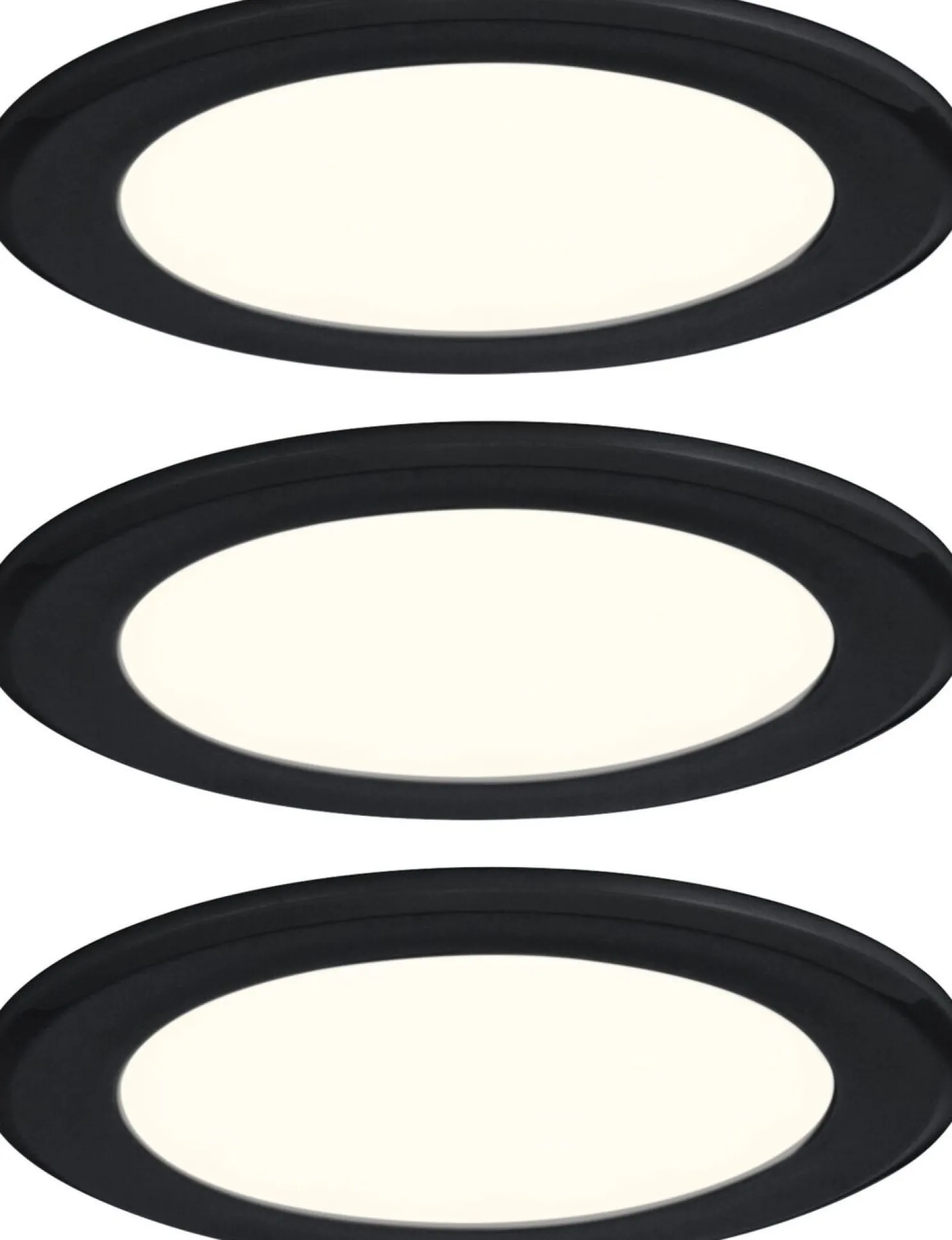 LED-kalustevalaisin Paulmann Ø65mm upotettava 2.5W 180lm, 3kpl/pkt, eri vaihtoehtoja