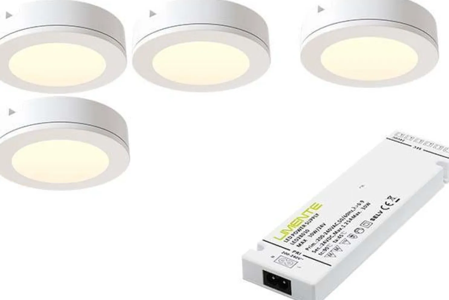 LED-kalustevalaisinsetti Limente LED-LENOX, 3000K, eri vaihtoehtoja