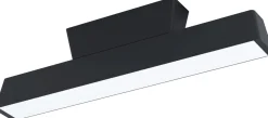 LED-Kattovalaisin Eglo connect.z Simolaris-Z musta RGBW eri kokoja