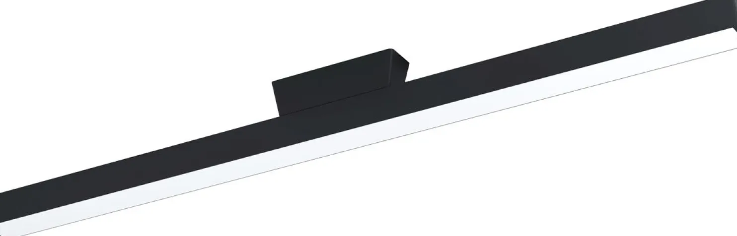 LED-Kattovalaisin Eglo connect.z Simolaris-Z musta RGBW eri kokoja