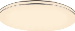 LED-kattovalaisin Globo Pierre CCT Ø53 cm valkoinen