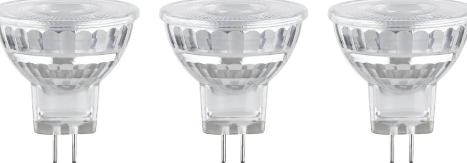 LED-kohdelamppu Paulmann Reflector, 12V, GU4, 184lm, 1.8W, 2700K, hopea, 3kpl