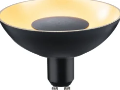 LED-kohdelamppu Paulmann Reflector, GU10, 170lm, 4.9W, 1900K, himmennettävä, musta/kulta