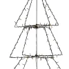 LED-koristekuusi Star Trading Foldy 1250x900x900mm musta