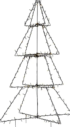 LED-koristekuusi Star Trading Foldy 1250x900x900mm musta
