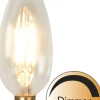 LED-kynttilälamppu Star Trading Soft Glow 338-81-1 Ø45x130mm E14 kirkas 3W 2200K 260lm