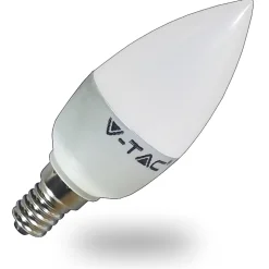 LED-lamppu Kynttilä V-TAC VT-1855 6W 230V 4500K 470lm IP20 Ø 37mm