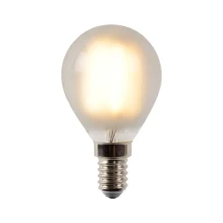 LED-lamppu Lucide filamentti E14 Ø4,5cm himmennettävä 4W 2700K maitolasi