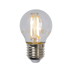 LED-lamppu Lucide filamentti E27 Ø4,5cm himmennettävä 4W 2700K kirkas