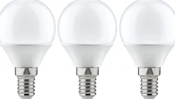 LED-lamppu Paulmann Drop, E14, 470lm, 5.5W, 2700K, opaali, 3kpl