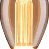 LED-lamppu Paulmann Inner Glow Edition Pear Arc, E27, 160lm, 3.5W, 1800K, kulta