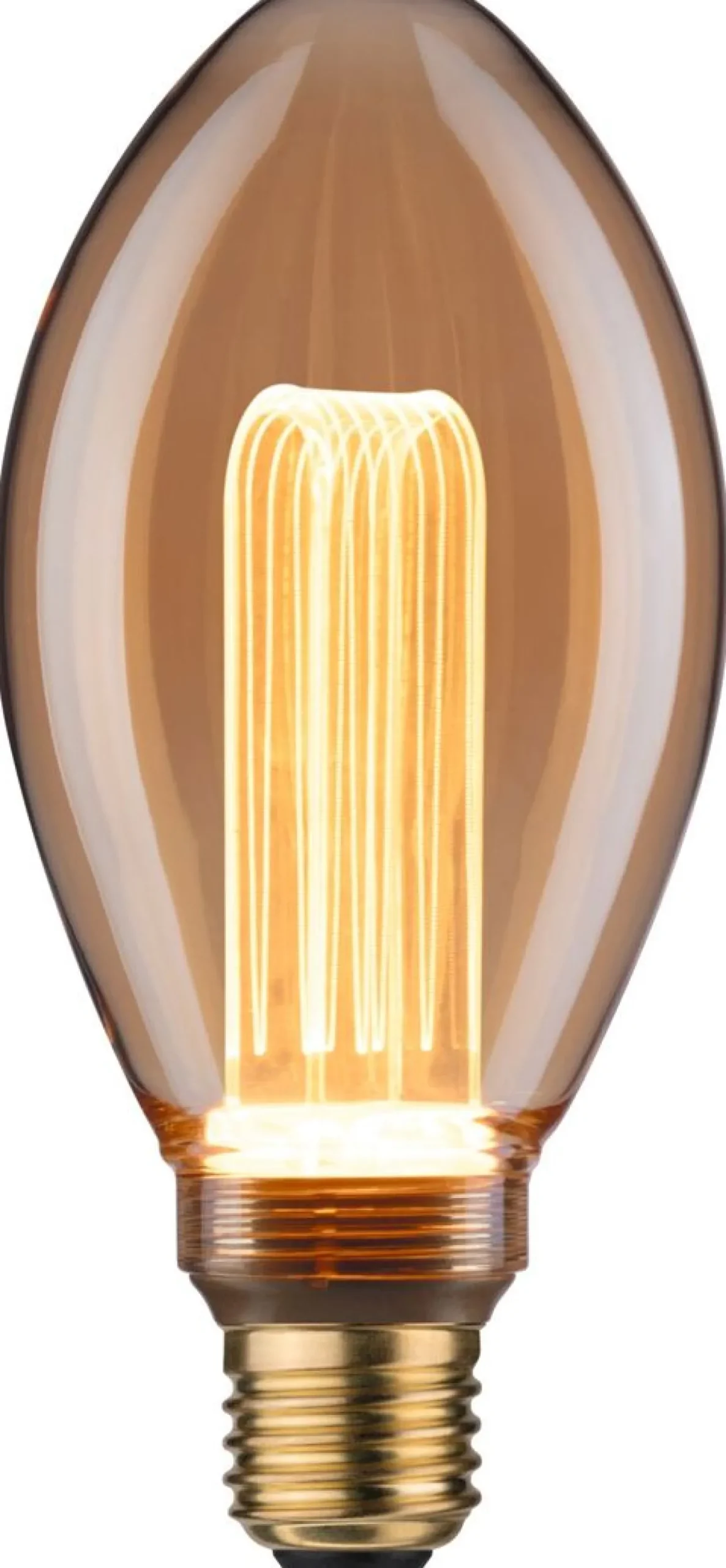 LED-lamppu Paulmann Inner Glow Edition Pear Arc, E27, 160lm, 3.5W, 1800K, kulta