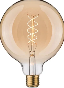LED-lamppu Paulmann Rustic Shine Globe, 230V, 300lm, 4.2W, 1800K, himmennettävä, kulta