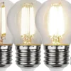 LED-lamppu Star Trading Clear Filament 3-step 354-92-1, Ø45x78mm, E27, G45, 4.2W, 3000K