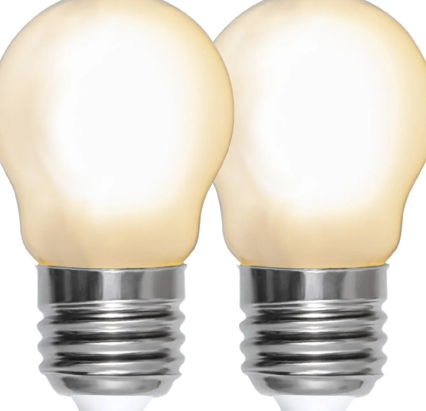 LED-lamppu Star Trading Frosted Filament 339-06, Ø45x78, E27, G45, 2.5W, 2700K, 250lm, 2kpl
