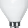 LED-lamppu Star Trading Opaque Filament 375-14-1 Ø45x78mm, E14, opaali, 5W, 2700K, 450lm, himmennettävä