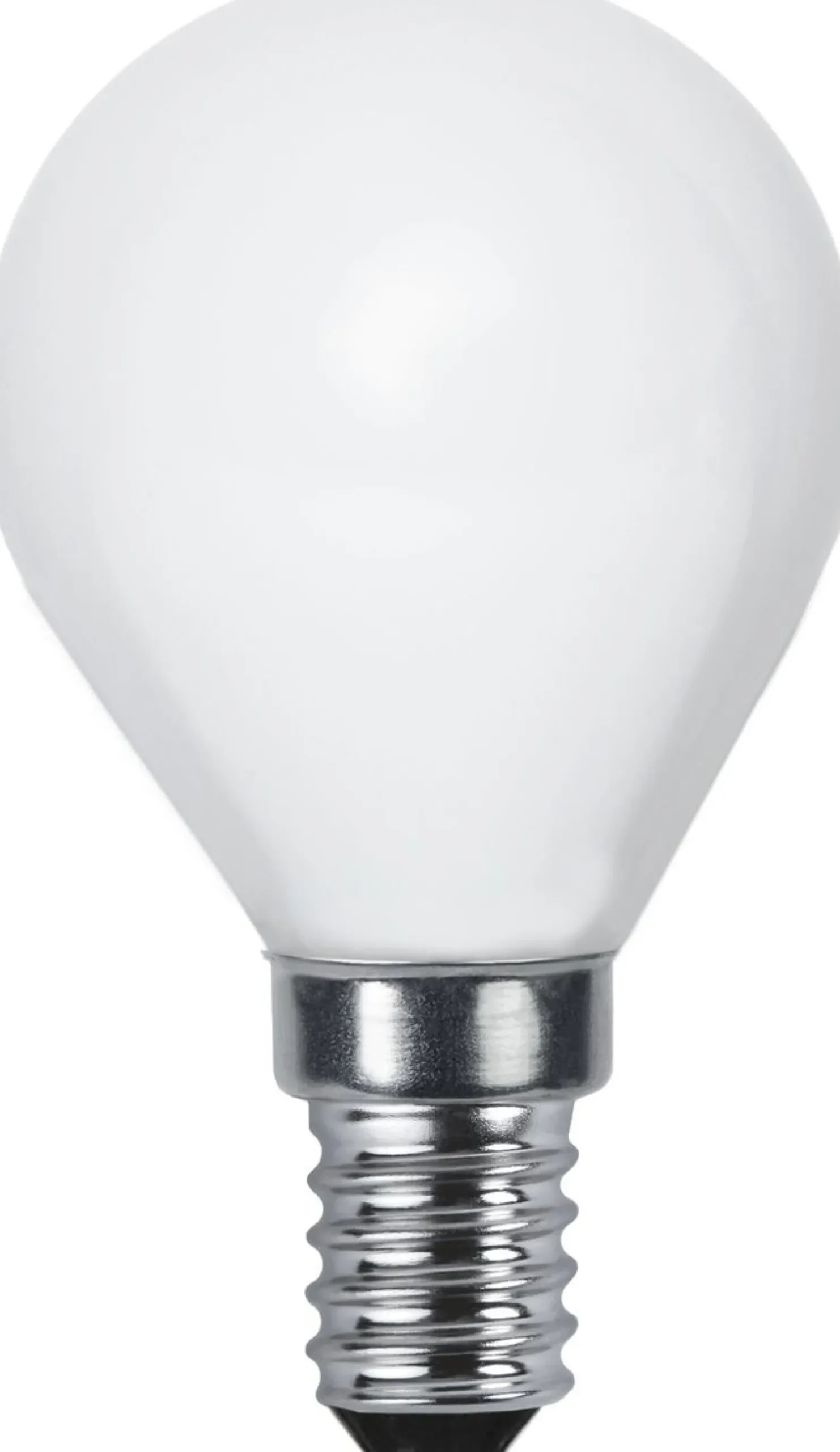 LED-lamppu Star Trading Opaque Filament 375-14-1 Ø45x78mm, E14, opaali, 5W, 2700K, 450lm, himmennettävä