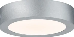 LED-paneeli Paulmann Lunar, Ø17cm, 11W, 3000K, mattakromi