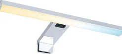 LED-peilivalaisin Paulmann Selo, IP44, säädettävä värilämpötila, kromi