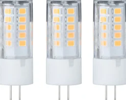 LED-pistokantalamppu Paulmann Pin Base, G4, 300lm, 3W, 2700K, kirkas, 3kpl