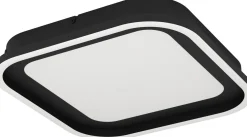 LED-Plafondi Eglo Calagrano 37,5x37,5cm värivaihto + kaukosäädin musta/valkoinen