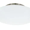 LED-plafondi Eglo Crosslink Frattina-C 27W Ø435x130 mm IP20 harjattu teräs/valkoinen