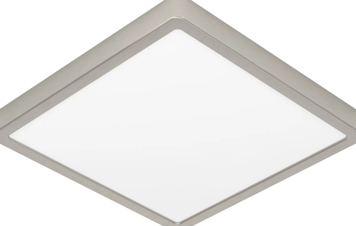 LED-Plafondi Eglo Fueva 5 himmennettävä mattanikkeli/valkoinen eri kokoja