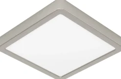 LED-Plafondi Eglo Fueva 5 himmennettävä mattanikkeli/valkoinen eri kokoja