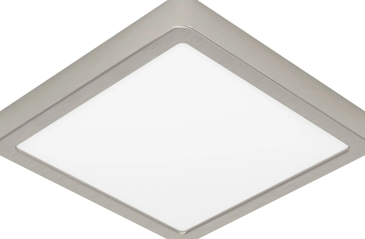 LED-Plafondi Eglo Fueva 5 himmennettävä mattanikkeli/valkoinen eri kokoja