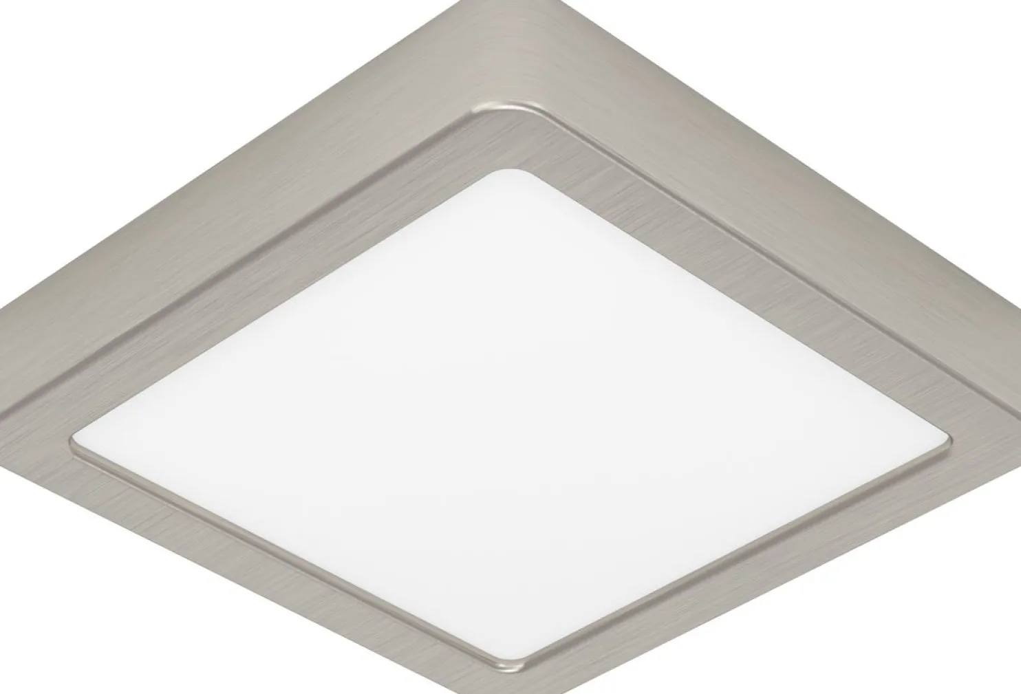 LED-Plafondi Eglo Fueva 5 himmennettävä mattanikkeli/valkoinen eri kokoja