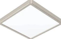 LED-Plafondi Eglo Fueva 5 3000K harjattu teräs pinta-asennettava vaihdettava LED eri kokoja
