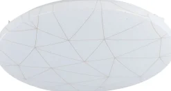 LED-Plafondi Eglo Rende 19.5W Ø38cm valkoinen/kulta