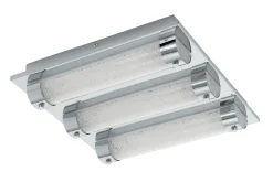 LED-plafondi Eglo Tolorico 3x7W 350x350x75 mm IP44 kromi/kirkas
