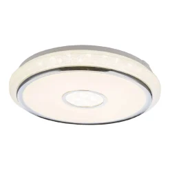 LED-plafondi Globo Dani Ø50cm 40W himmennettävä valkoinen
