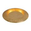 LED-plafondi Lucide Foskal Ø34,5cm 12W messinki