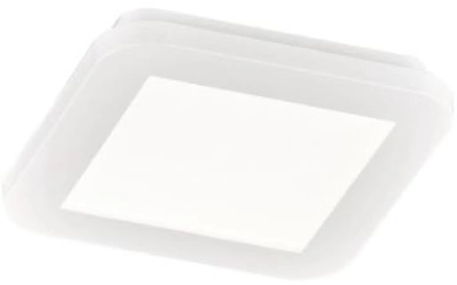 LED-plafondi Trio Camillus 17x17 cm valkoinen IP44