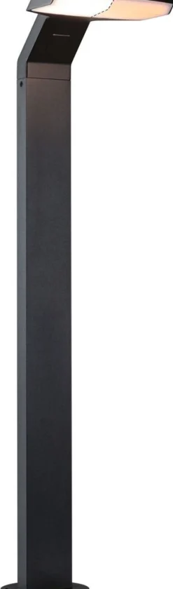 LED-pollarivalaisin liiketunnistimella Paulmann Zenera, 67cm, IP44, 2200-3000K, korroosionkestävä, antrasiitti