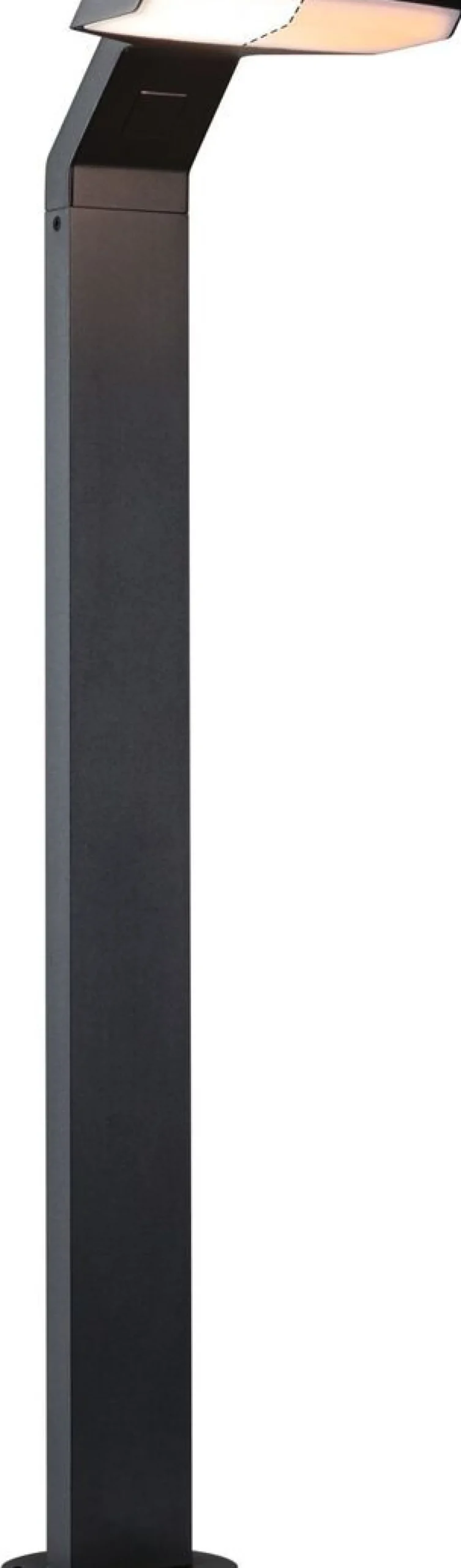 LED-pollarivalaisin liiketunnistimella Paulmann Zenera, 67cm, IP44, 2200-3000K, korroosionkestävä, antrasiitti