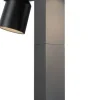 LED-pollarivalaisin Paulmann Kimu, 2-osainen, IP44, 82.2cm, 3000K, antrasiitti