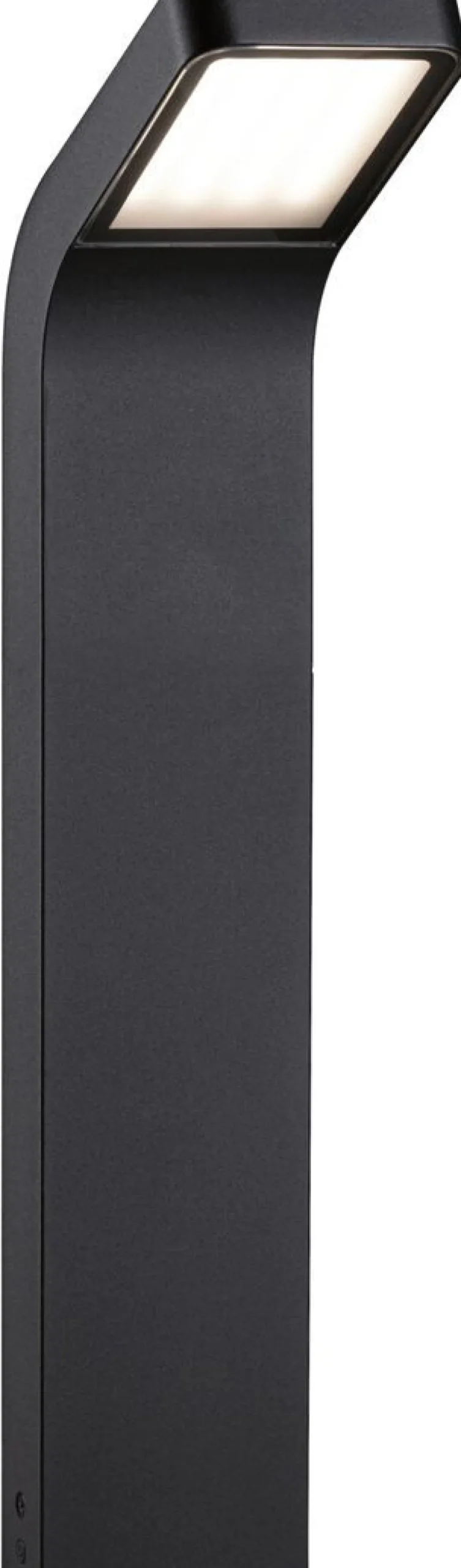 LED-pollarivalaisin Paulmann Kulma, 50cm, IP44, 3000K, korroosionkestävä, antrasiitti
