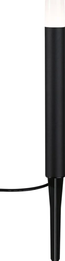 LED-pollarivalaisin Paulmann Plug & Shine Flarea, IP65, 3000K, musta, eri kokoja