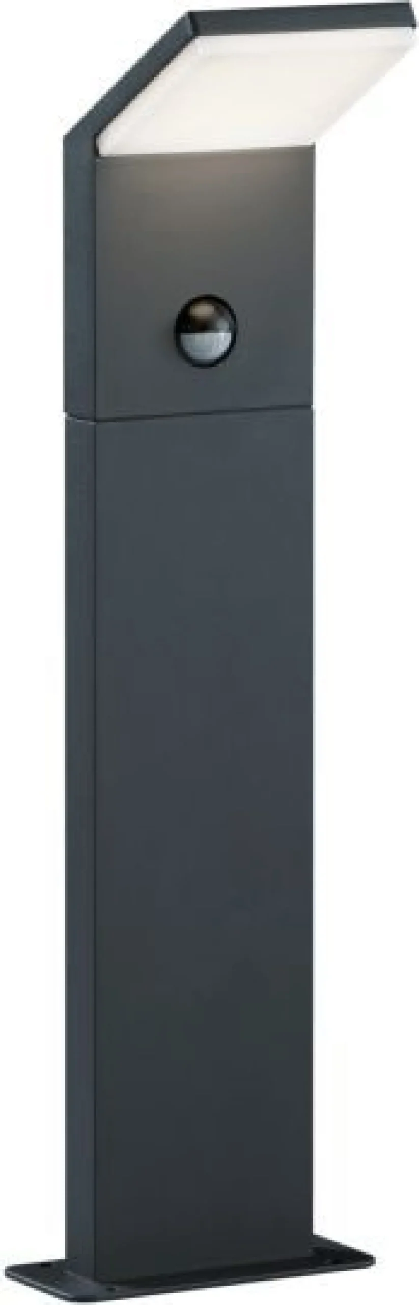 LED-pollarivalaisin Pearl 100x80x500 mm matala antrasiitti liiketunnistimella