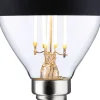 LED-pääpeililamppu Paulmann Modern Classic Edition Drop, 230V, E14, 470lm, 4.5W, 2700K, himmennettävä, mattamusta