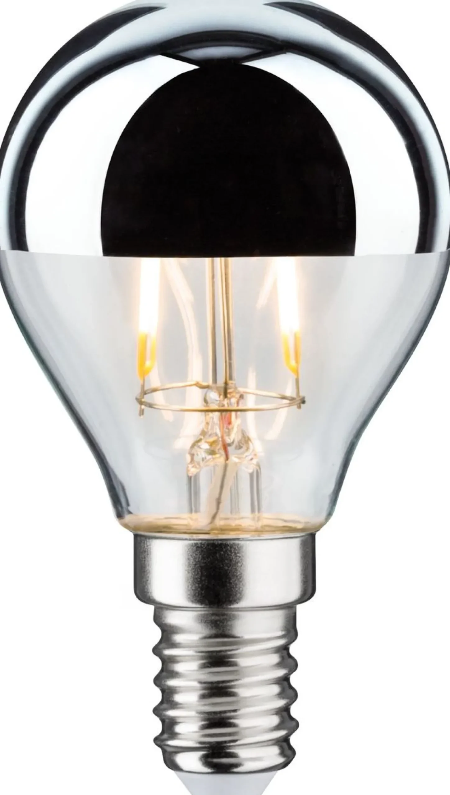 LED-pääpeililamppu Paulmann Modern Classic Edition Drop, E14, 220lm, 2.6W, 2700K, hopea