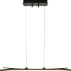 LED-riippuvalaisin Aneta Lighting Svala 3000K musta