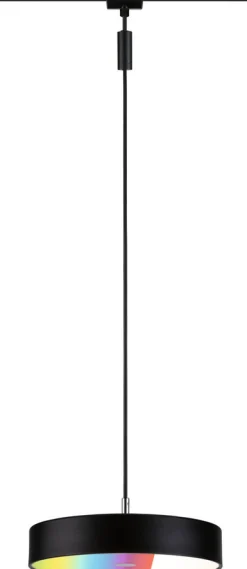 LED-riippuvalaisin Paulmann URail Smart Home Zigbee 3.0 Hildor, Ø31cm, 510lm, 10W, RGBW+, himmennettävä, 230V