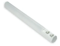 LED-työpistevalaisin Ensto Ali AL13218LED/DW 9W/8DW 768 mm 2-osainen pistorasia + kytkin valkoinen